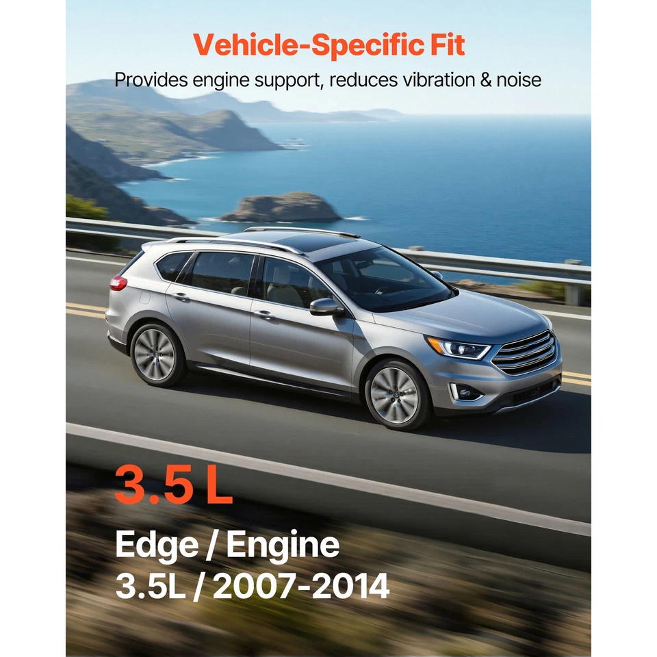 Uimoso 3PCS Engine Motor Trans Mount for 07-14 Ford Edge/07-10 Lincoln MKX 3.5L Foto 4 de 4