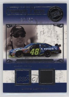 2008 Legends Prominent Pieces Sheet Metal/Tire Silver 28/50 Jimmie Johnson lz7