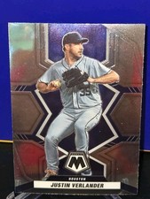 2022 Mosaic Base Silver Prizm #179 Justin Verlander - Houston Astros ⚾️🔥📈