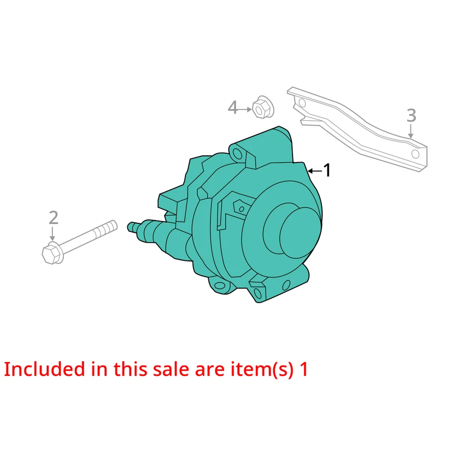 2017 Dodge Charger Alternator OEM 167K Miles - LKQ387122268 - Image 4 of 4