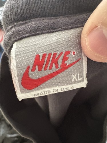 Vintage 90s Nike Sportswear Mini Swoosh Embroidered Logo T-Shirt USA Made - XL by Nike, $19.99 - Photo 3