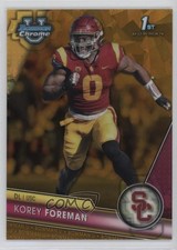 2023 Bowman U Chrome Sapphire Edition Gold 13/50 Korey Foreman #190 07x3