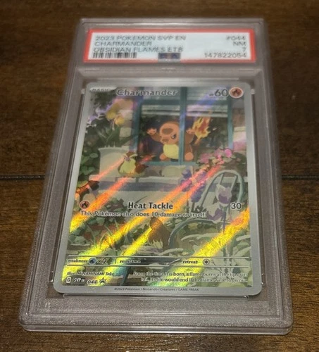 2023 POKEMON SVP EN-SV BLACK STAR PROMO #044 CHARMANDER PSA 7