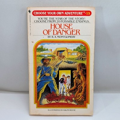 Choose Your Own Adventure House of Danger #15 R A Montgomery 1982 Vintage PB