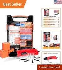 Mini Heat Shrink Gun Kit, 820PCS Solder Seal Wire Connectors  Heat Shrink Tu...