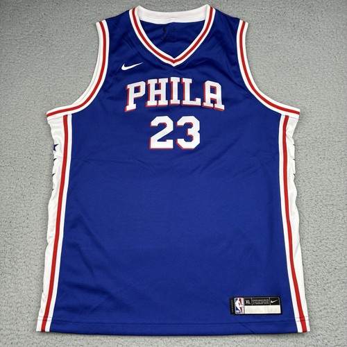 Nike Philadelphia 76ers Jimmy Butler #23 Youth XL Blue NBA Basketball Jersey