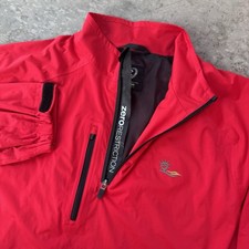 Zero Restriction Tour Series 1/4 Zip Windbreaker Jacket Liberty National Large