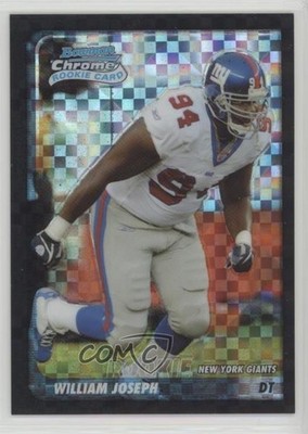 2003 Bowman Chrome X-Fractor 4/250 William Joseph #134 Rookie RC 0c2