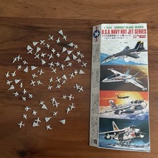 Two sets of four US Nay jet series, 80 aircraft total, 1/1000 scale, F-14A,