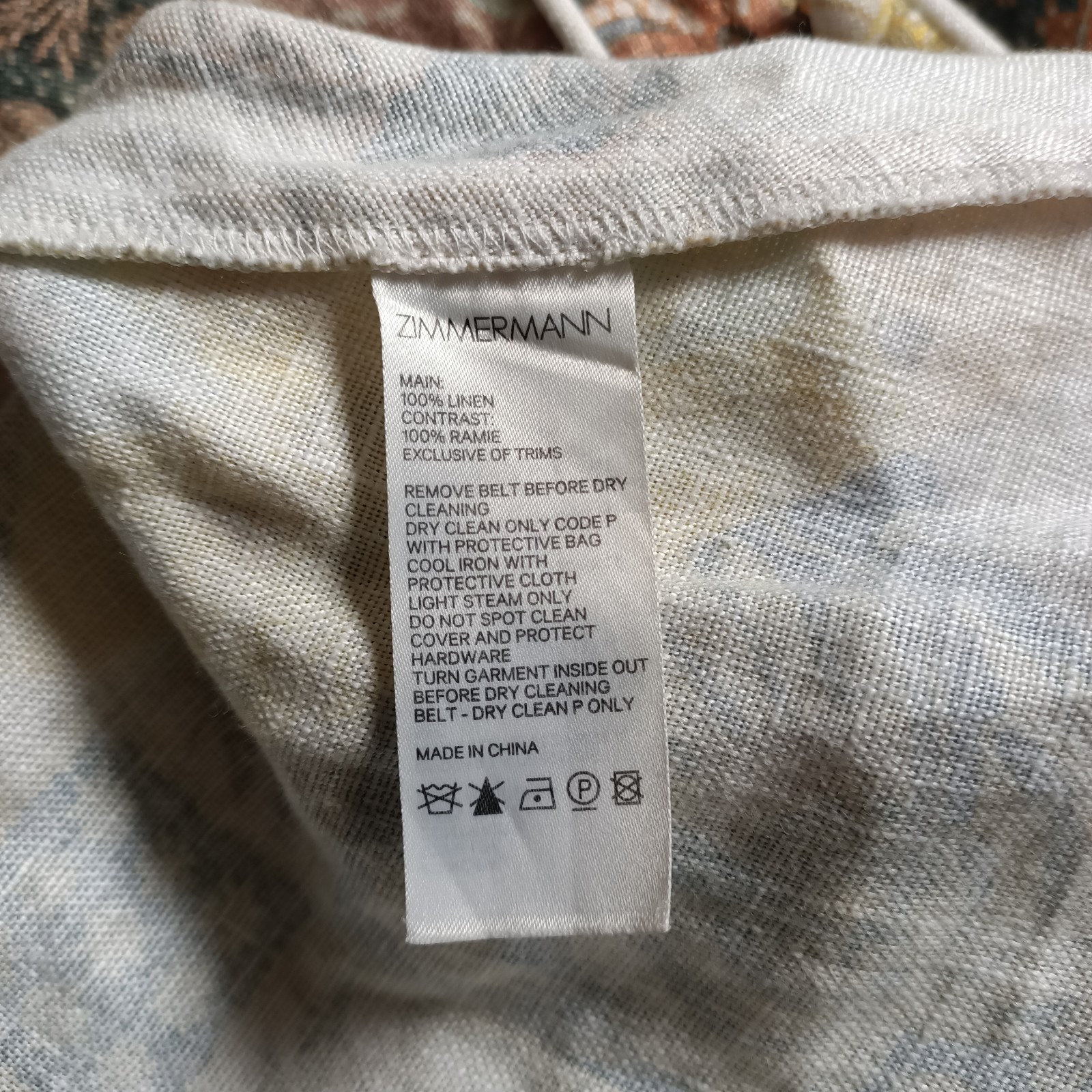 Zimmermann Brightside Batik Patch Belted Mini Dre… - image 8