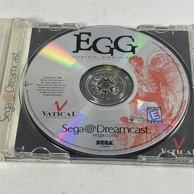EGG: Elemental Gimmick Gear (Sega Dreamcast, 1999) Disc & Manual - Reg Card