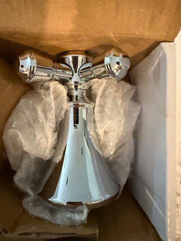 Delta H695SS Cross Bath Roman Tub Handles – Brilliance Stainless, New in Box