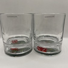 (2) Godinger Casino Crap Shoot Double Old Fas...
