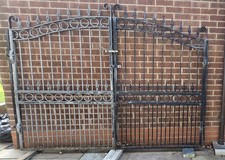 Galvanised Metal Gates