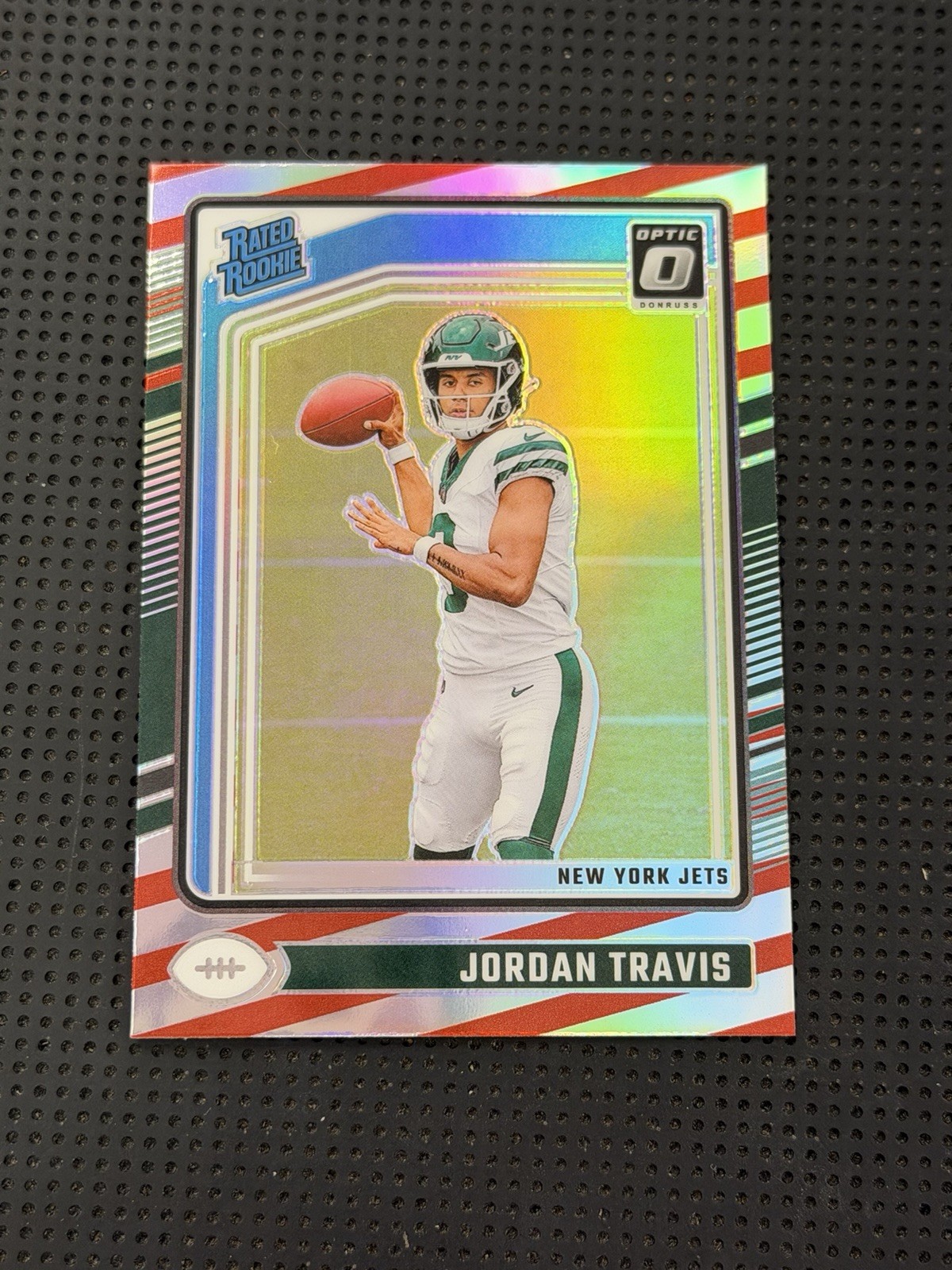 2024 Panini Donruss Optic Rated Rookie Jordan Travis #260 Freedom Prizm (RC)