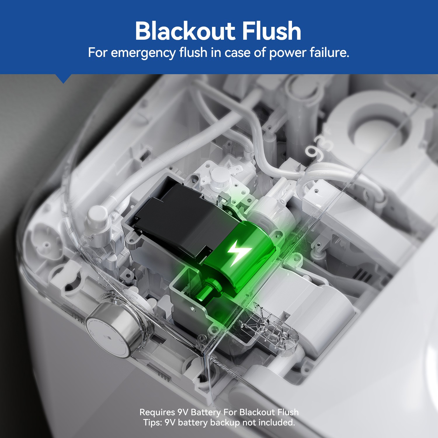 HOROW Smart Toilet Bidet Built-in Water Tank Auto Flush Warm water Dry UV