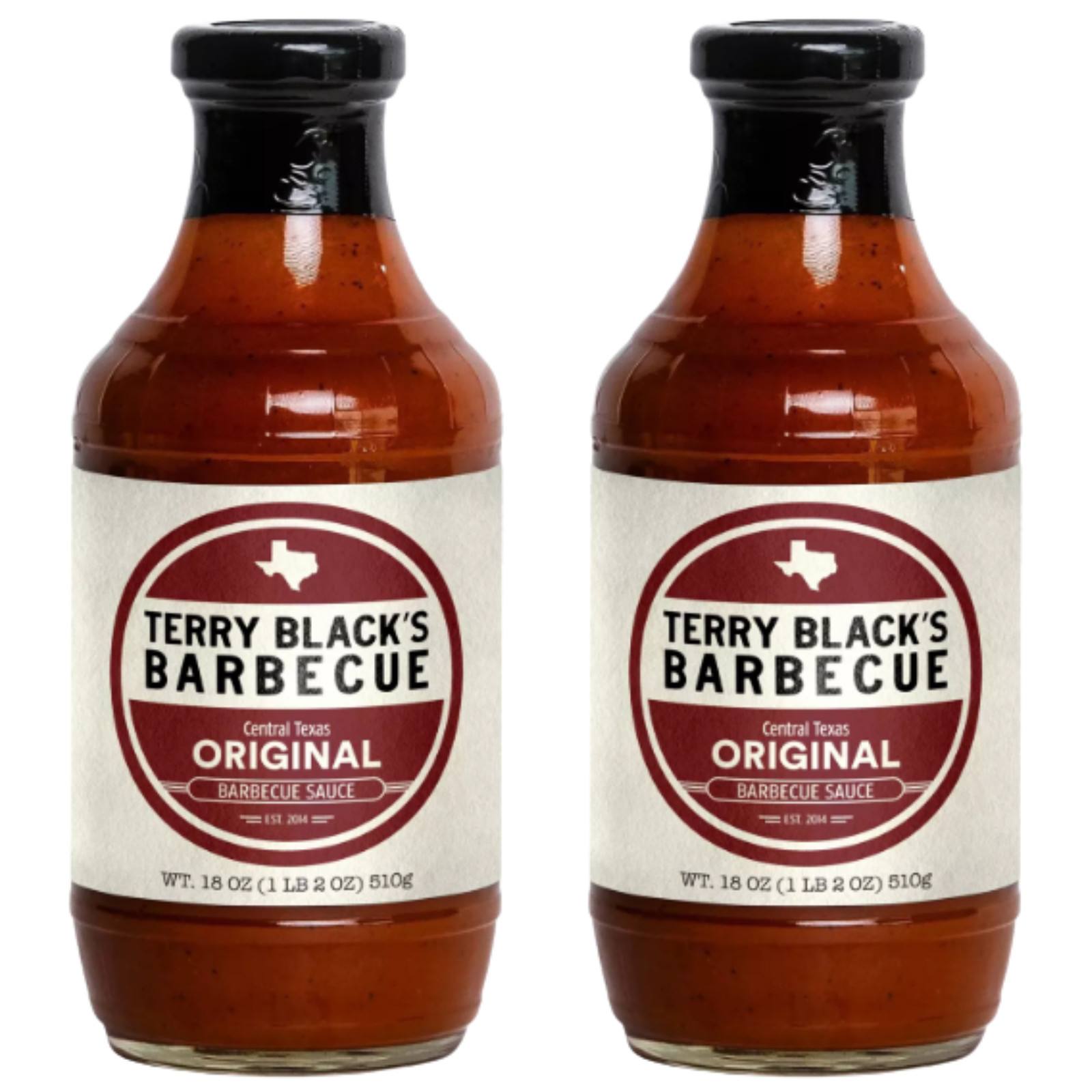 Terry Black's Barbecue Original Sauce 2 Pack 18 oz Authentic Texas BBQ Sauce