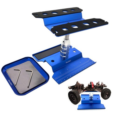 #ad RC Car Work Stand Aluminum Repair Workstation 360 Degree Rotation Lift Lower ... $17.15