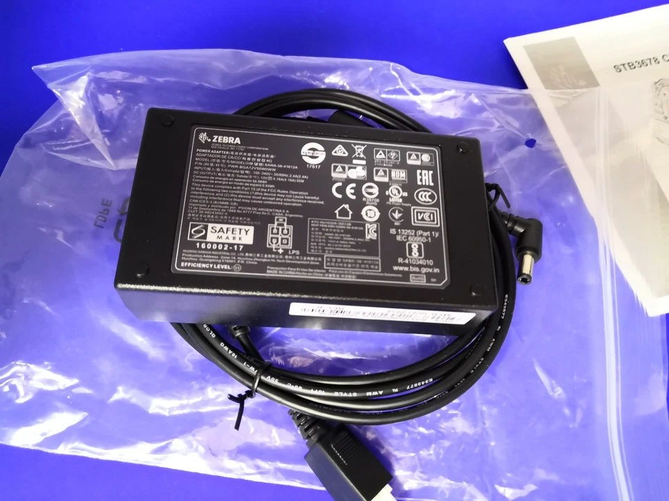 Original Zebra SAWA-56-41612A Drucker Netzteil 50W 12V 4,16A , PWR-BGA12V50W0WW - Bild 3 von 4