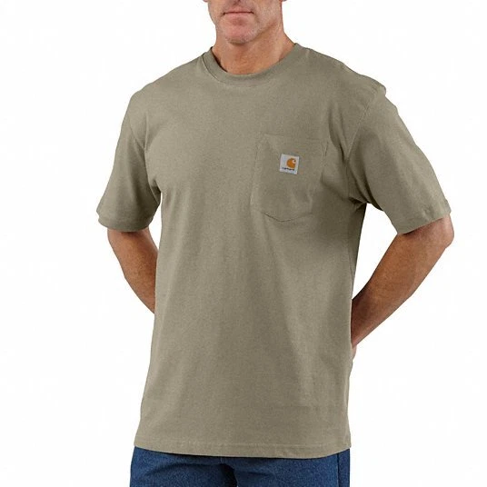 Carhartt K87DES Tan Ultraviolet Protection Factor 50+ T-Shirt 100% Cotton