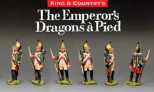 KING & COUNTRY THE AGE OF NAPOLEON NA505 FRENCH DRAGOON FOOT GUARD STANDING