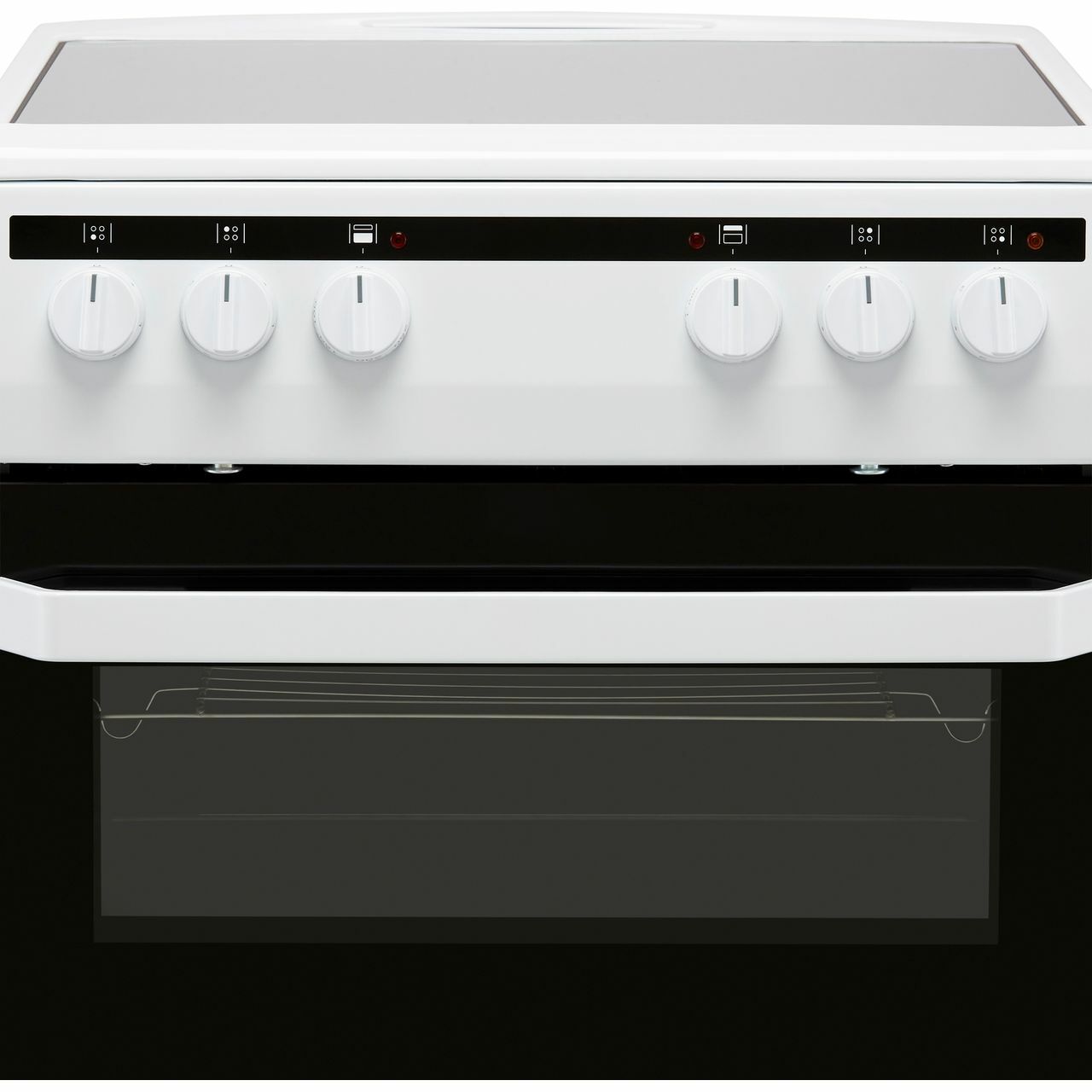 Amica AFC5100WH 50cm Free Standing Electric Cooker with Ceramic Hob