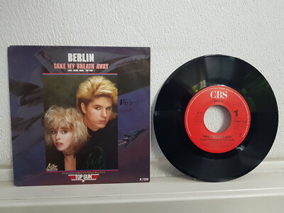 Top Gun - Take my breath away - Berlin / Giorgio Moroder  Radar Radio 7'' LP 1986