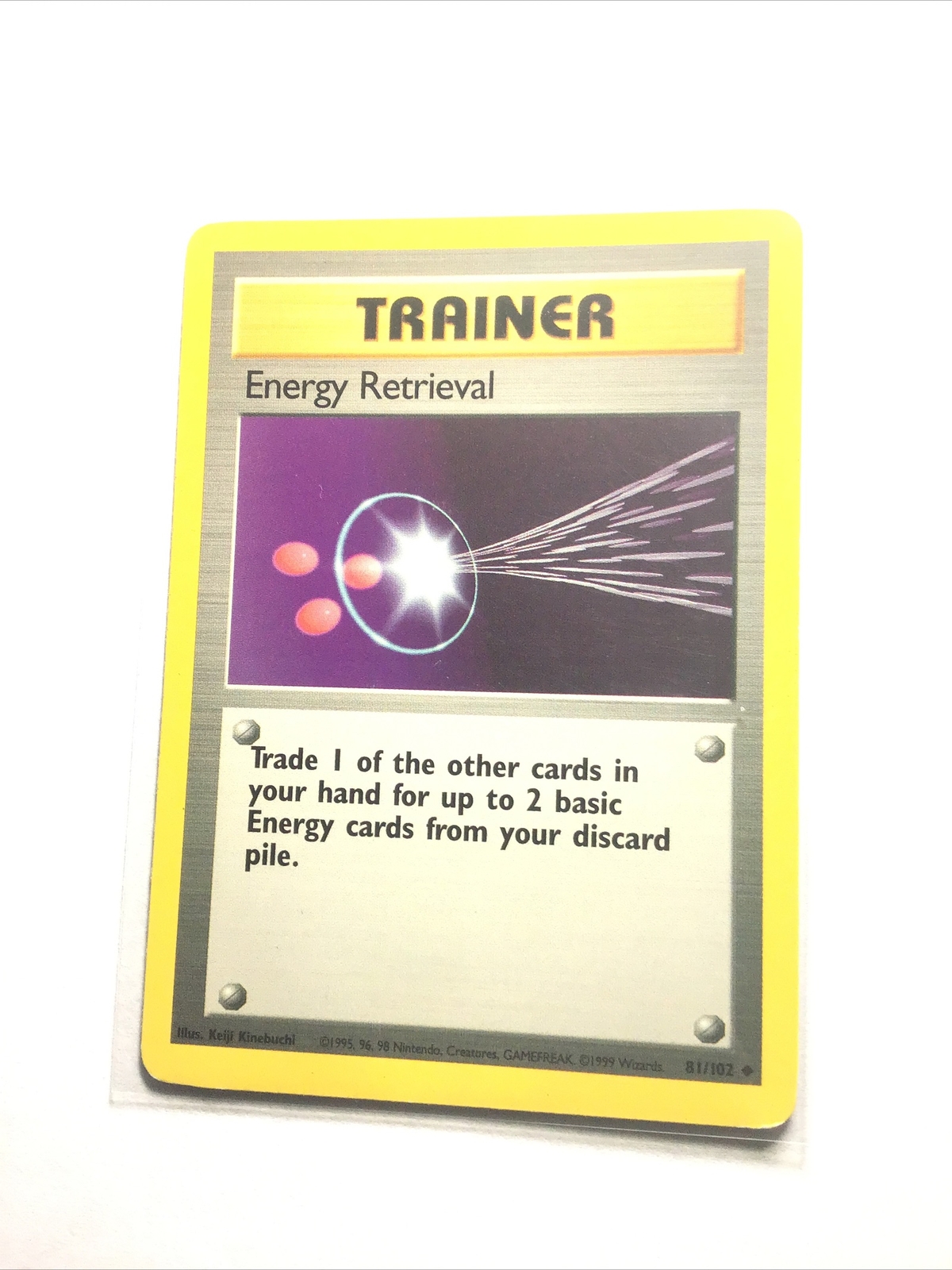 ENERGY RETRIEVAL - 81/102 - Base Set - Pokemon Card - LP