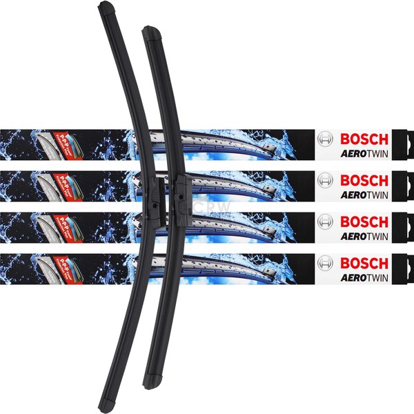 4X Scheibenwischer Wischblatt 3397007460 530Mm/450Mm Aerotwin SET Bosch AM460S-image