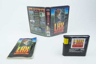 Sega Genesis *LHX Attack Chopper* OVP mit Anleitung NTSC-U/C