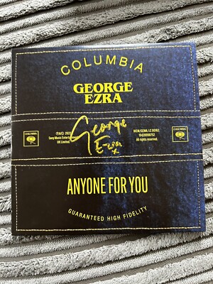 George Ezra Anyone for You Signed CD Single Gold Rush Kid Limited Edition Rare