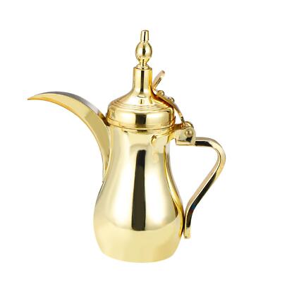 Arabische Kaffeekanne Edelstahl Teekessel Arab Dallah Arabische Kaffeemaschine für