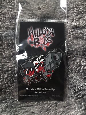 Helluva Boss Moxxie & Millie Security Limited Edition Emaille Pin Vivziepop