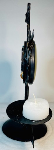 Rustic Vine Clock Candle Holder - Brand New - Bild 2 von 6