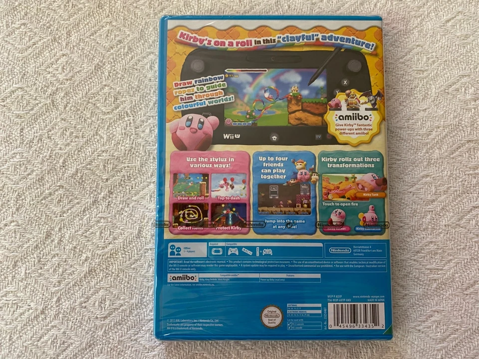 Kirby and the Rainbow Paintbrush Nintendo Wii U - UK PAL New Sealed - Tracked - Image 3 of 4