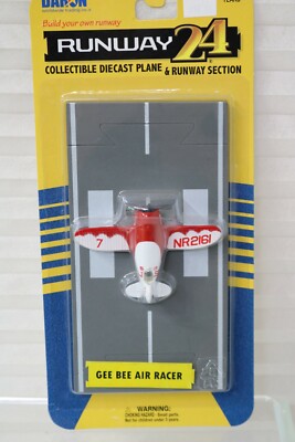 Gee Bee Air Racer 2 1/2'' X 3 1/2 '' Runway 241 Piece 7 1/4'' Daron RW 160