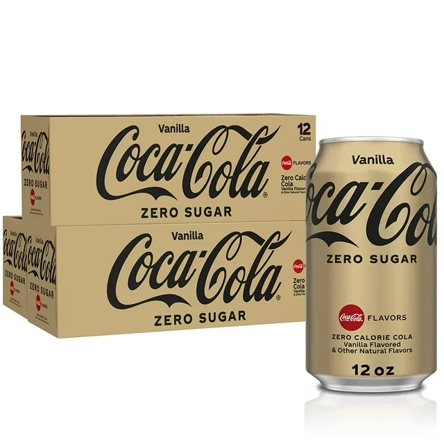 COCA-COLA Coke Zero Vanilla Fridge Pack Bundle, 12 fl oz, 36 Pack