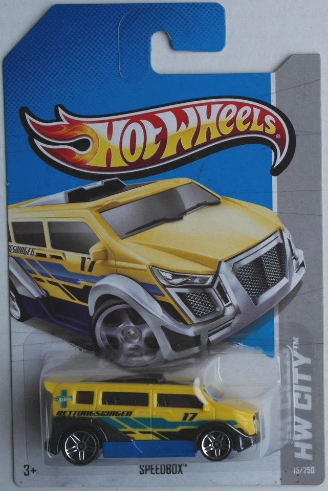 Hot Wheels - Speedbox gelb/blau Neu/OVP US-Card - Bild 1 von 1