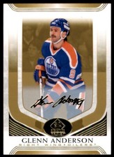 2020-21 SP Signature Edition Legends Gold Foil #27 Glenn Anderson Edmonton
