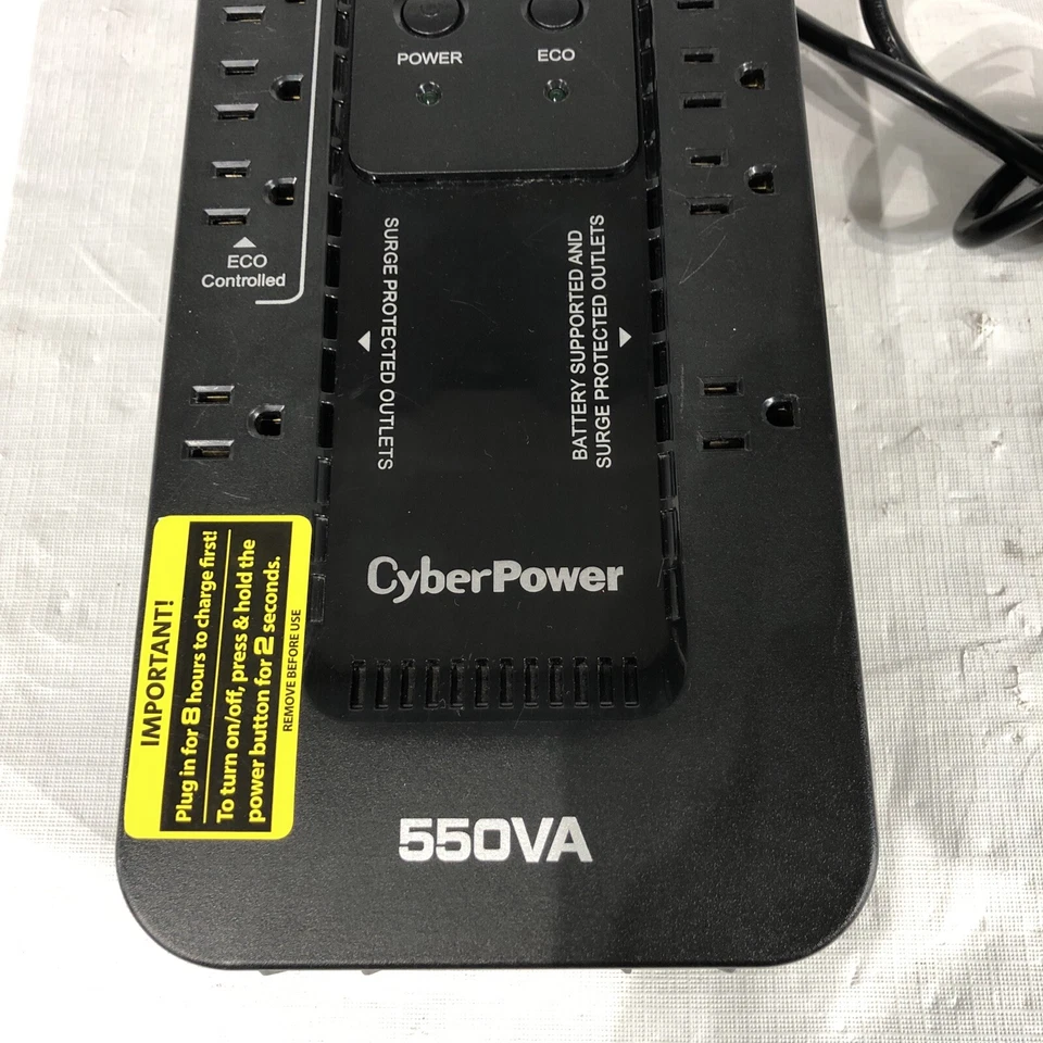 CyberPower SX550G-R 550VA / 330W 8 Outlets UPS - No Battery - Image 2 of 4