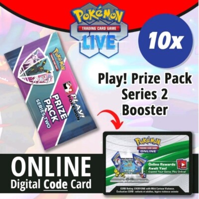 10 POKEMON Play! Prize Pack Series 2 PTCGO CODE CARDS Messaged Delivery | eBay 10 POKEMON Play! Prize Pack Series 2 PTCGO CODE CARDS Messaged Delivery | eBay