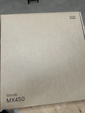 Cisco Meraki MX450-HW Security VPN Firewall Appliance Brand New Unclaimed