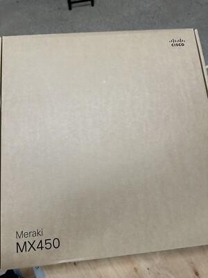 Cisco Meraki MX450-HW Security VPN Firewall Appliance Brand New Unclaimed