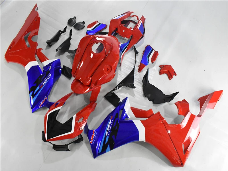 Carenado de moldeo por inyección FU rojo azul apto para Honda CBR1000RR r015 2017-2022 Foto 4 de 4