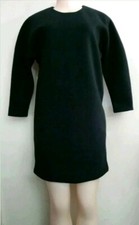 EVERLANE BLACK SCUBA Long Sleeve Dress Sz XS (Actual Sz XS-S) NWOT.Rare sold out
