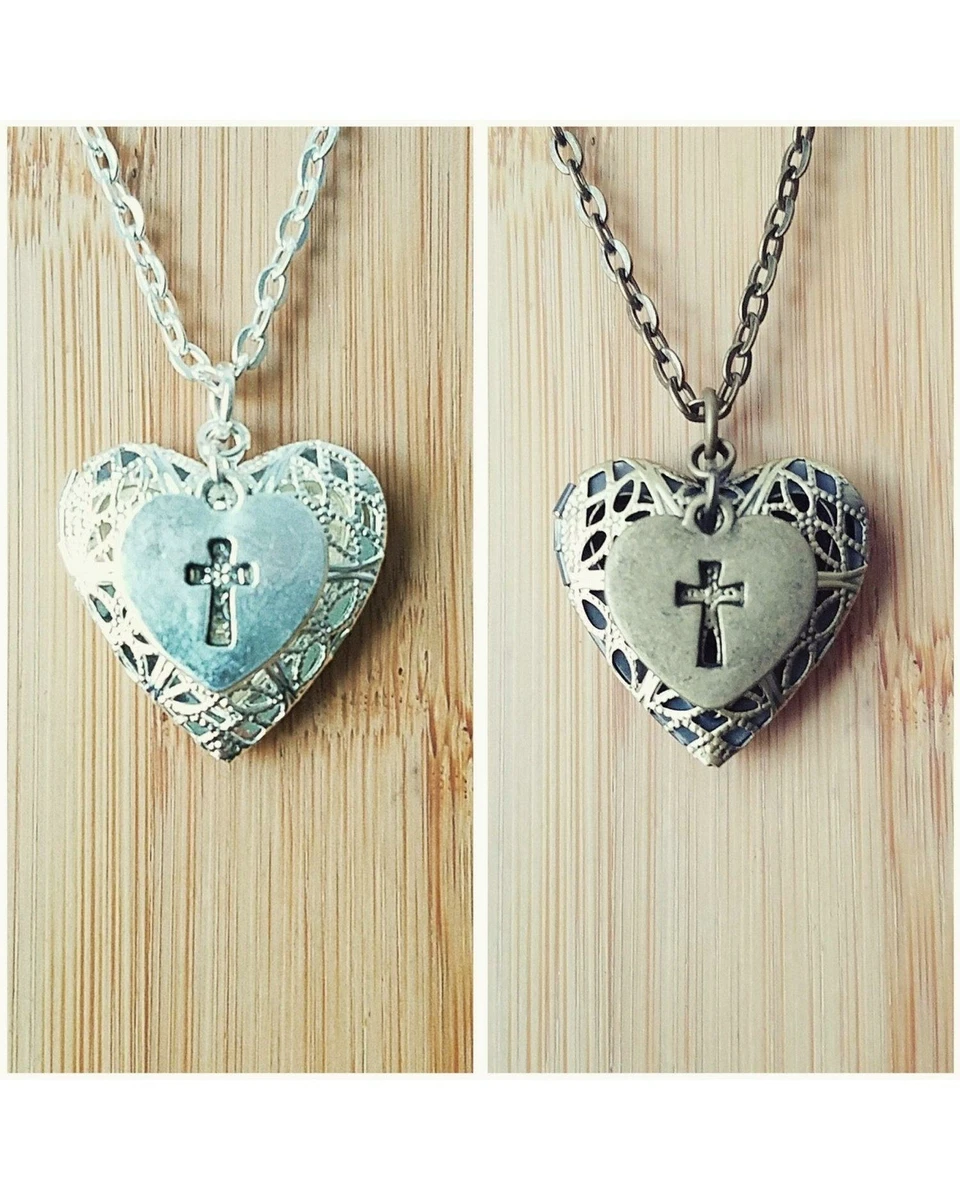 Cross diffuser shop necklace