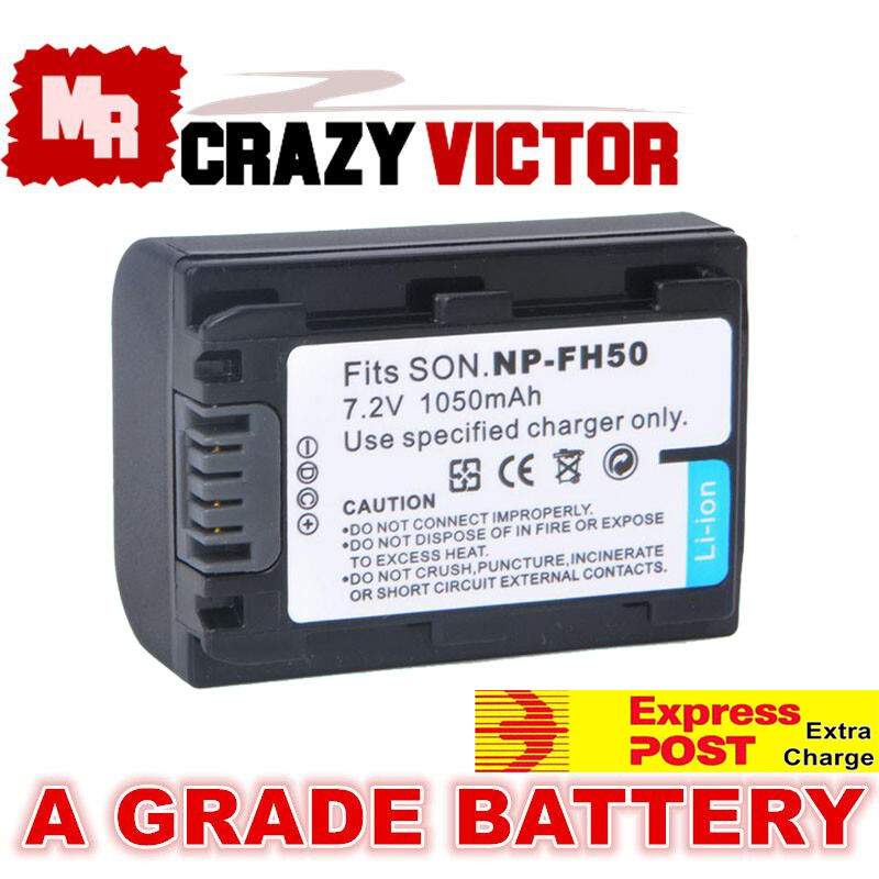 Batterie Remplace Sony NP-FV40, NP-FV50, NP-FV30 Pour Caméscope Sony- 600mAh 7,2V Li-ion Avec Puce | 800101934