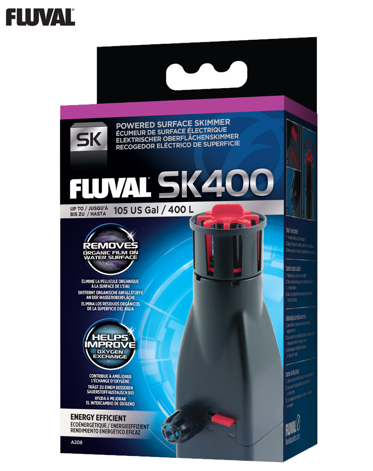 FLUVAL SURFACE SKIMMER SK400 FISH TANK AQUARIUM FILTER CLEAN HEALTHY WATER