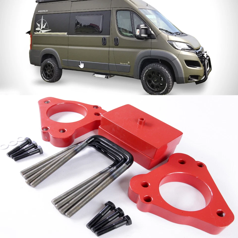 Kit Elevador Carrocería 40mm Peugeot Boxer 2006-2023 Swamper Off Road Vanlife Foto 3 de 4