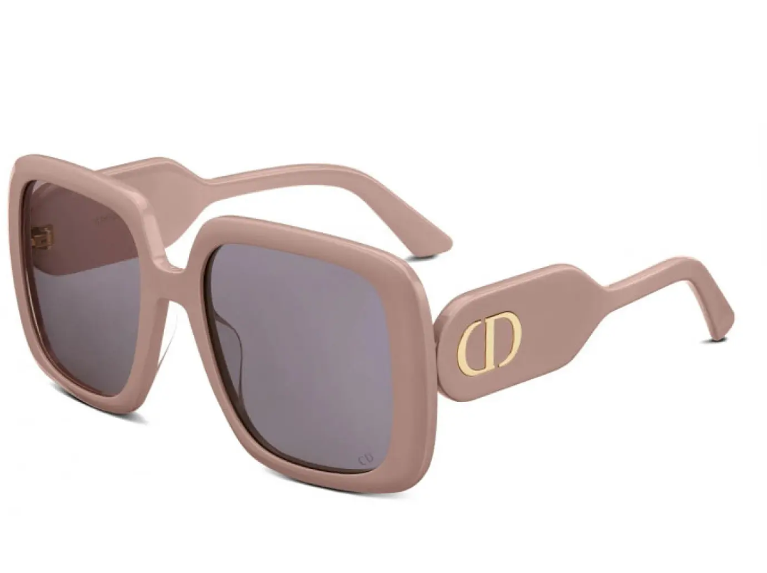 Dior BOBBY S2U 40G0 Powder Pink Grey Women Geometric Oversized